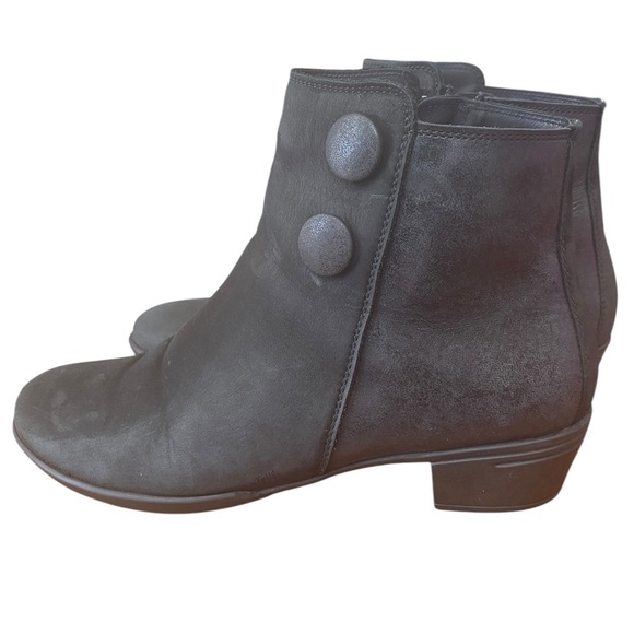 Hartjest City Boot 1720 black suede with side zipper size UK 7, US 9.5 - Picture 5 of 9